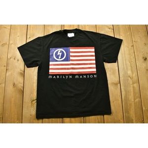1997 Style Marilyn Manson American Antichrist Band Unisex Tshirt Gift For Fan